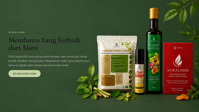 Kisah Kami — Membawa Yang Terbaik dari Alam | BS Legacy HQ
